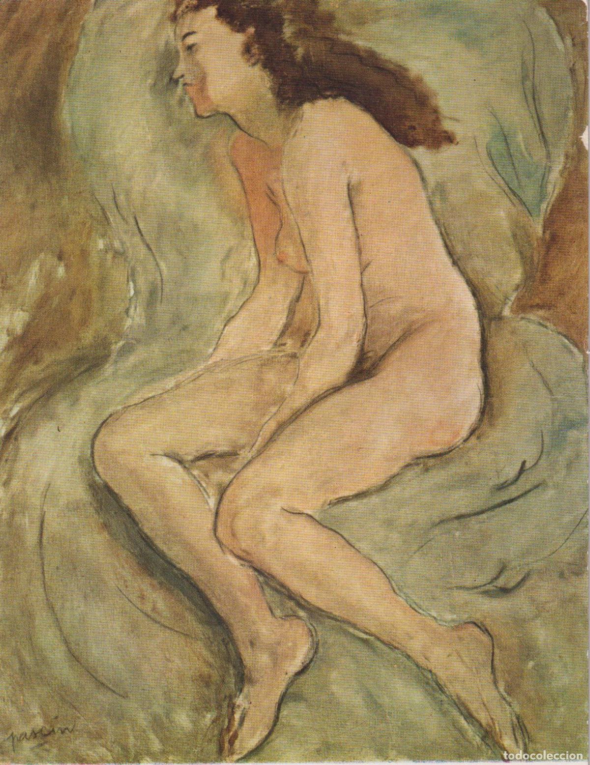 Postkarten: POSTAL DE LA OBRA DE JULES PASCIN, DESNUDO SENTADO - EDITIONS NOMIS 6536 - S/C