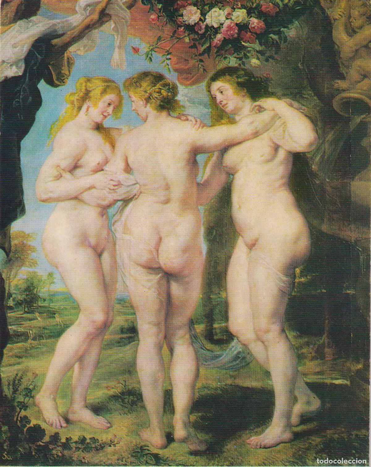 Postkarten: POSTAL DE LA OBRA DE RUBENS, LAS TRES GRACIAS - E.DOMINGUEZ - S/C