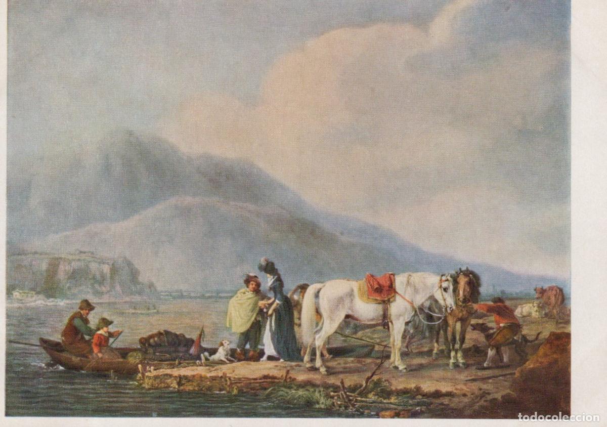 Cartoline: Wilhelm von Kobell Crossing the Lake Munich Unposted *YBA352