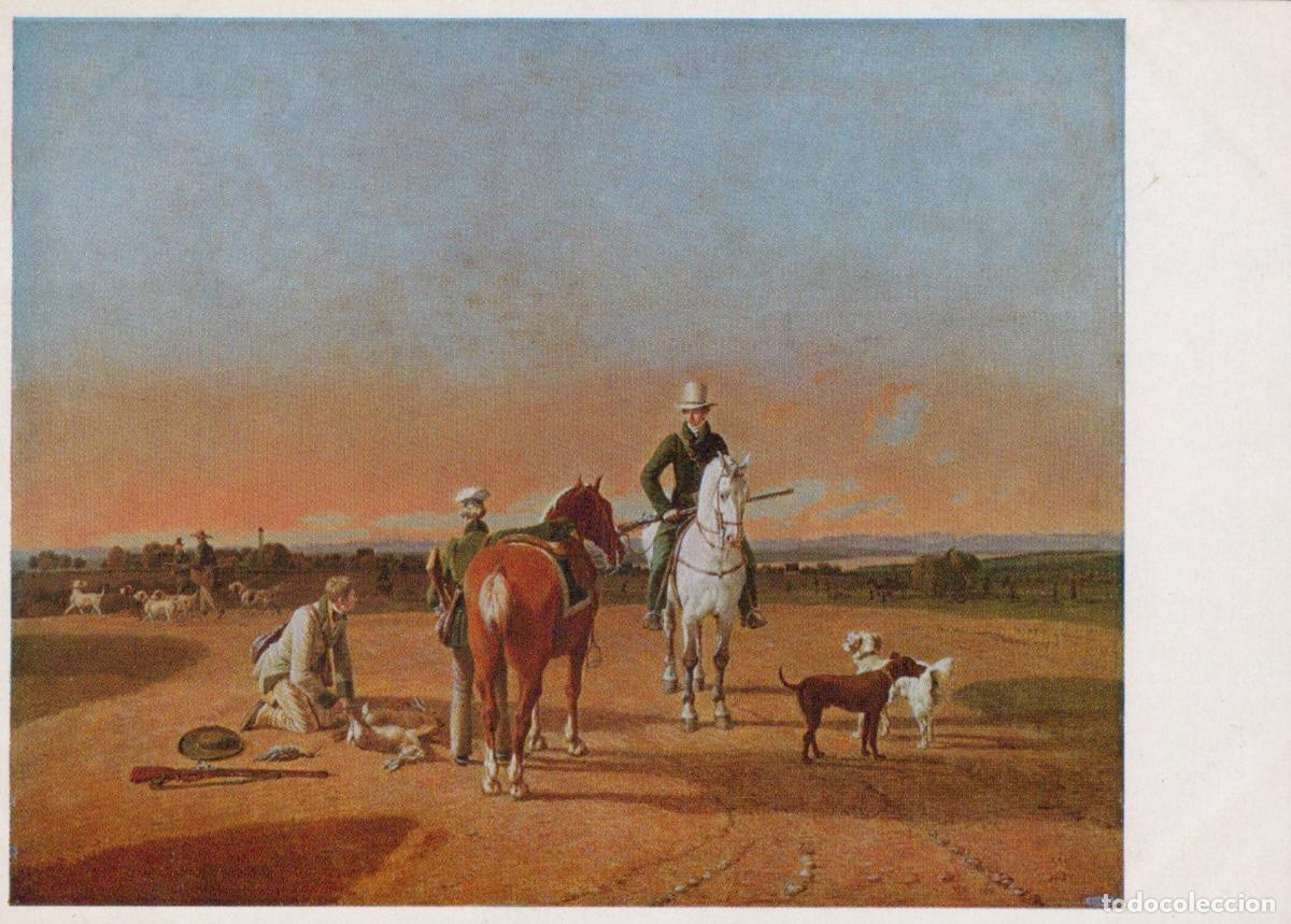 Cartoline: Topics Hunting After the Hunt By Wilhelm von Kobell Unposted *YBA354