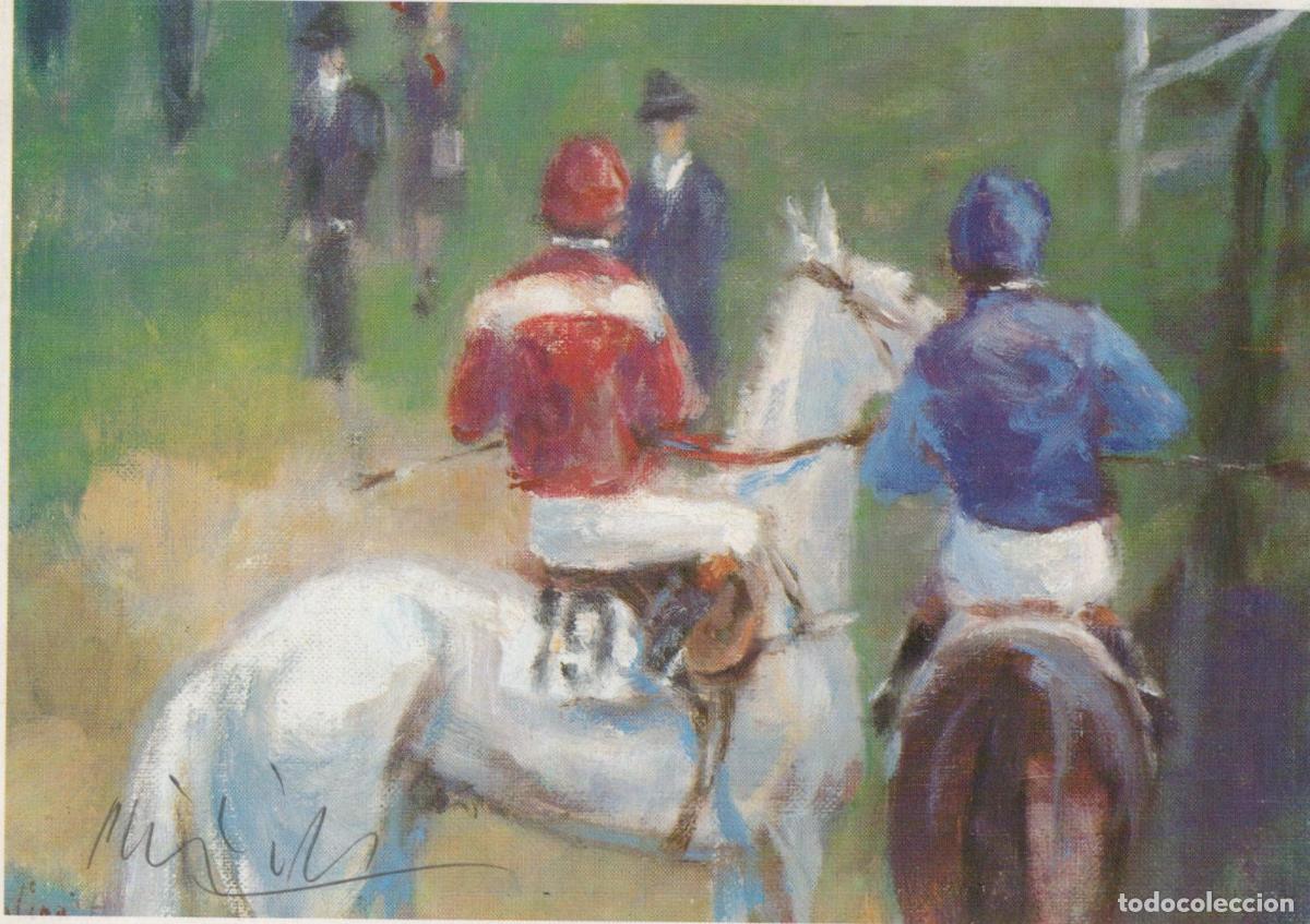 Cartoline: Impressionist Jockeys on Horseback Unposted *YBA367
