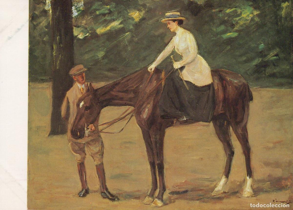 Postcards: Max Liebermann the Artist S Daughter Riding Horse Unposted *YBA395