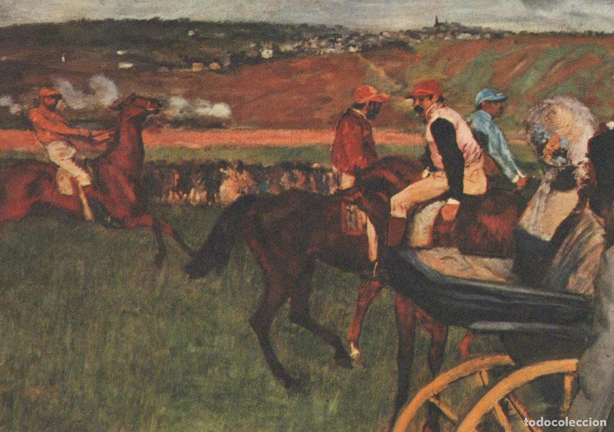 Postcards: Degas At the Races Horse Racing Art Unposted *YBA390