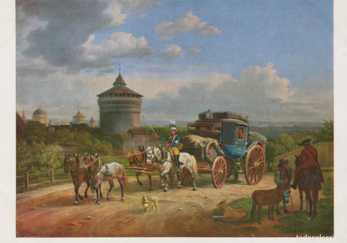 Postcards: City Gallery Bavarian Post Coach By Johann Unposted *YBA392