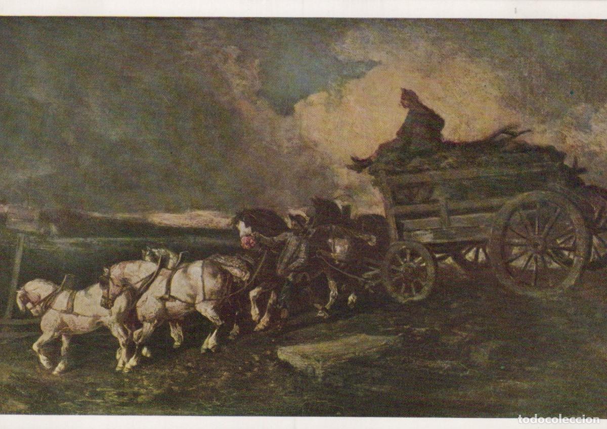 Postales: Gericault The Coal Wagon Art Unposted *YBA413