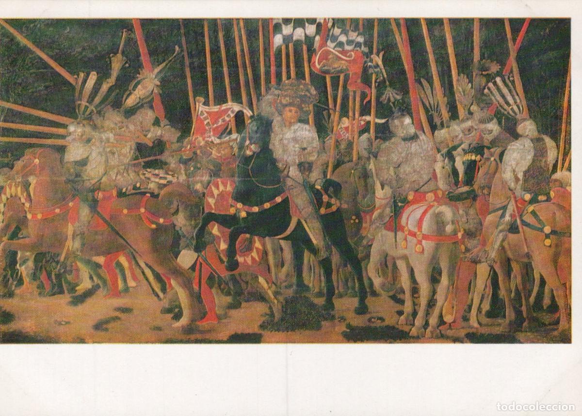 Postcards: Paolo Uccello the Battle of San Romano Renaissance Art Unposted *YBA419