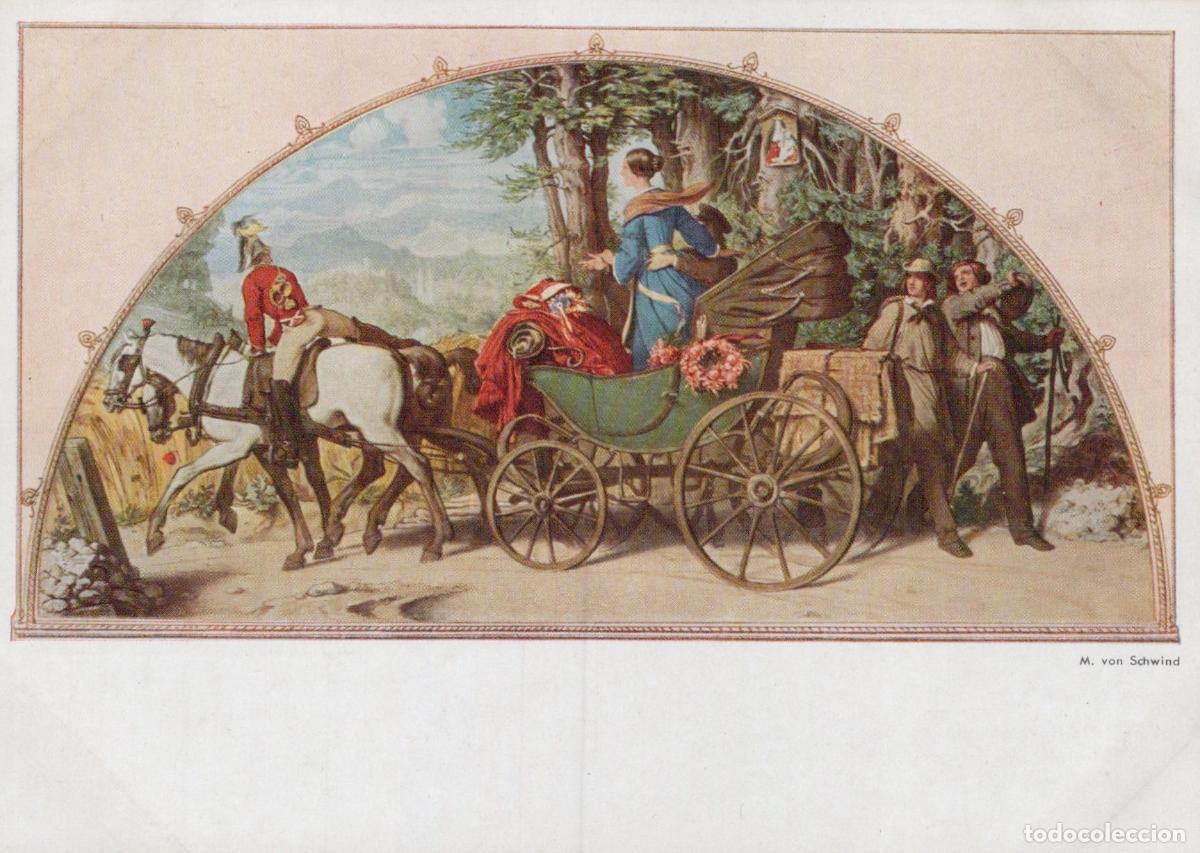 Postcards: M von Schwind Ein Hochzeitspaar IM Unposted *YBA410