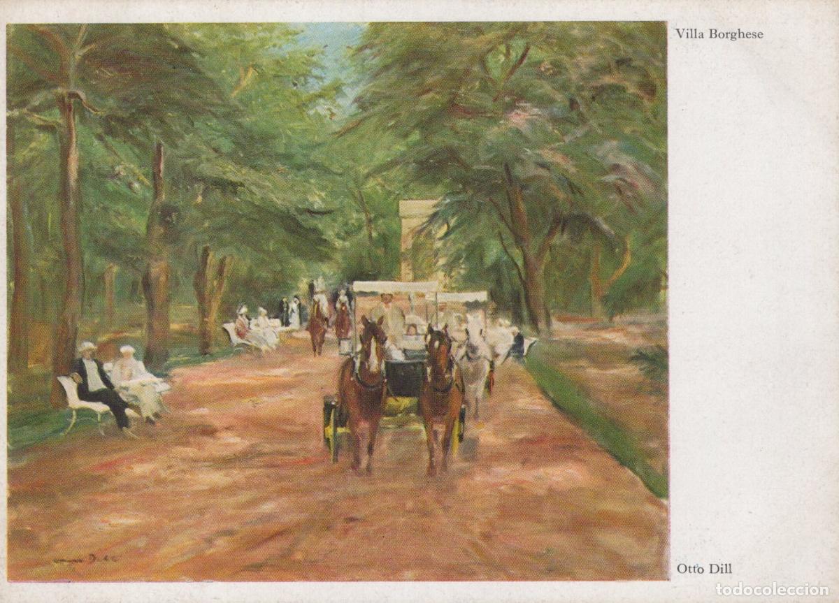 Cartes Postales: Villa Borghese Otto DILL Painting Horse Unposted *YBA425