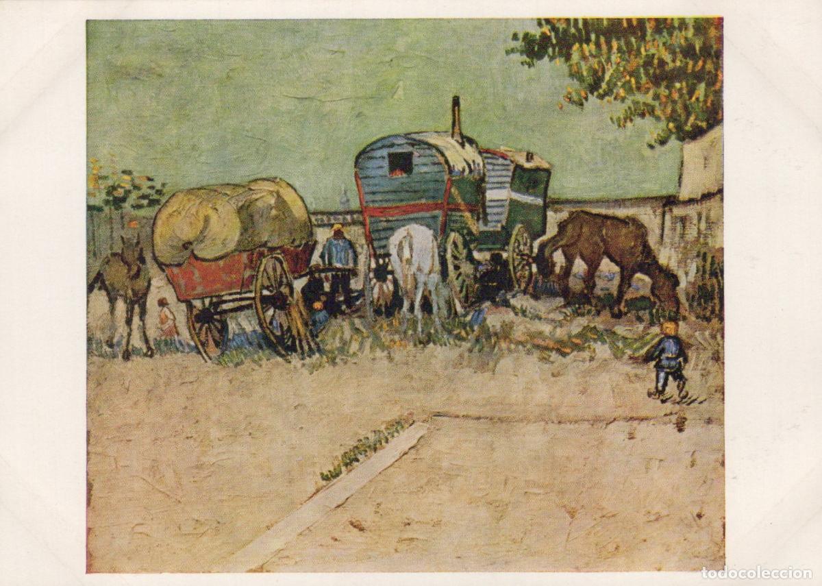 Cartoline: Vincent van Gogh the Gypsy Caravan Painting Unposted *YBA427