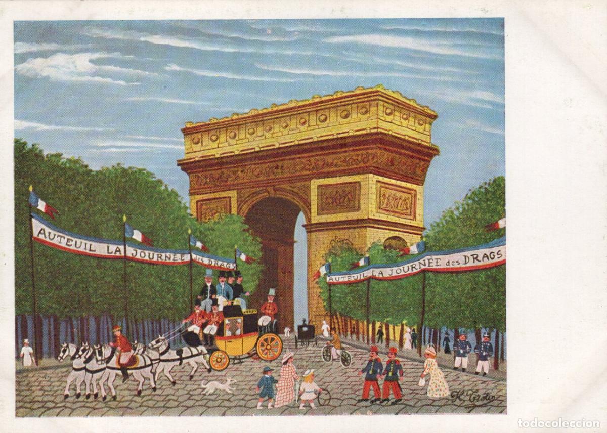 Cartoline: Auteuil la Journee des Drags Horse Unposted *YBA430