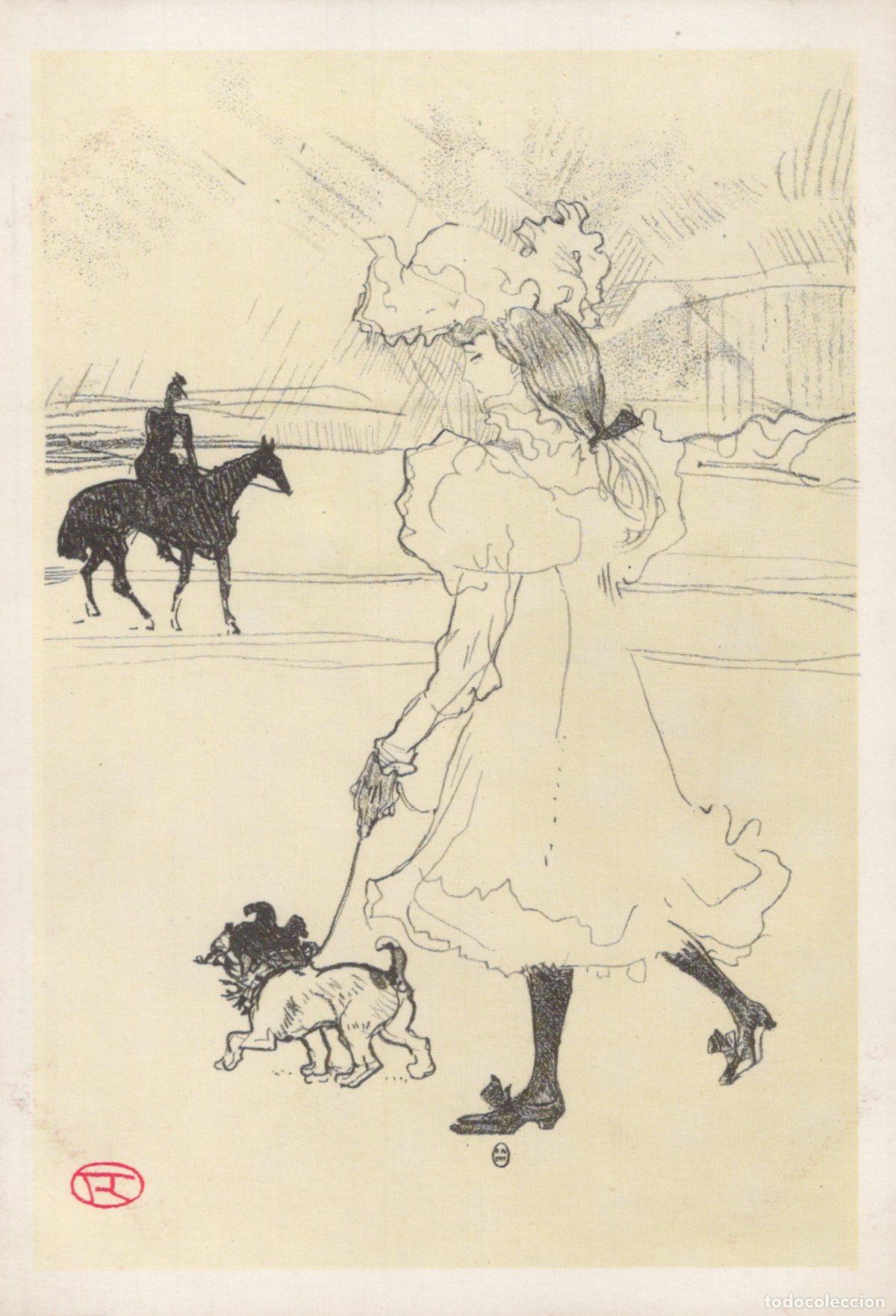 Cartoline: H de Toulouse Lautrec au Bois de Unposted *YBA473