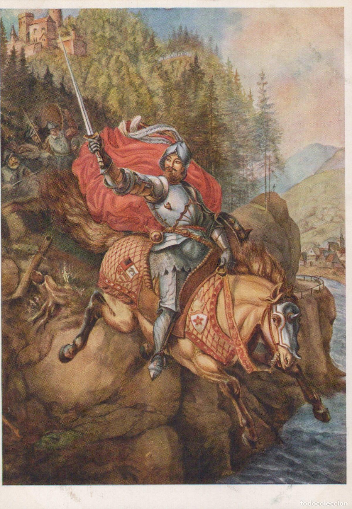 Cartes Postales: Der Grafensprung Knight on Horseback Unposted *YBA454