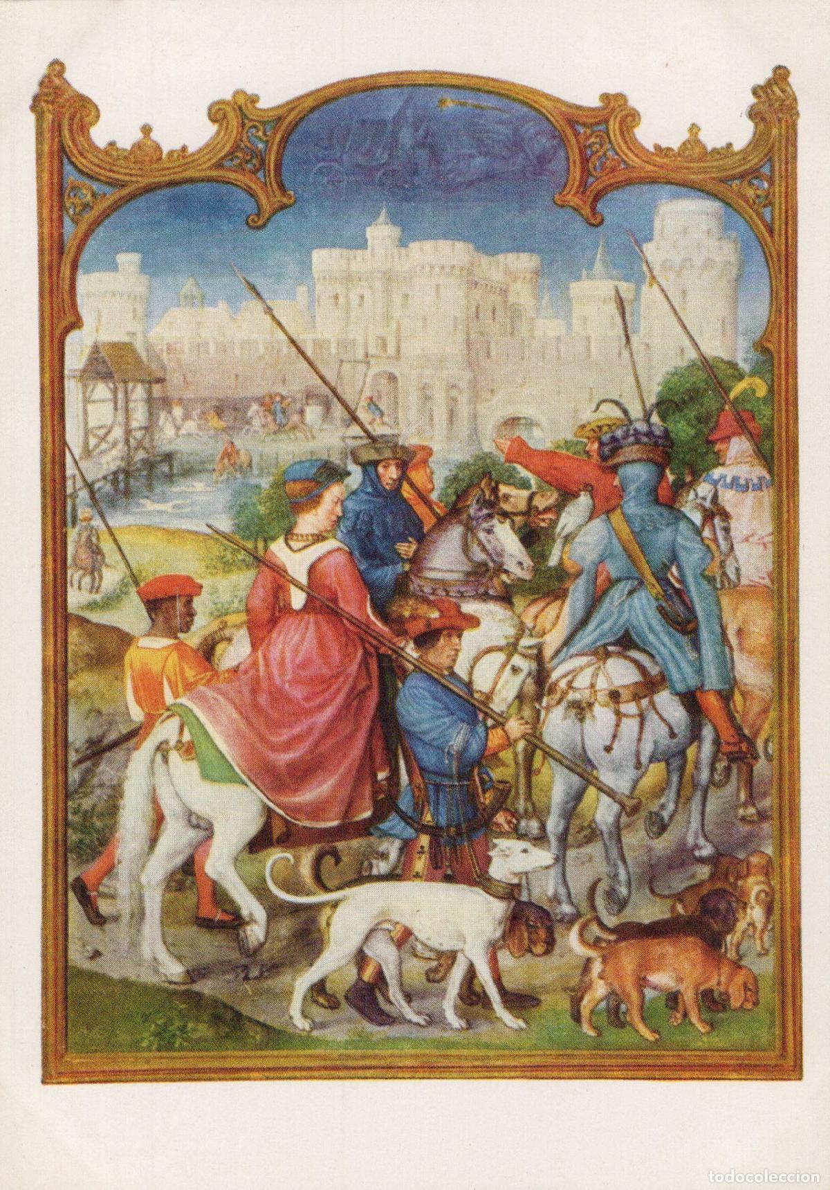 Postales: Topics Hunting The Hawking of Herons Returning From the Hunt Unposted *YBA495