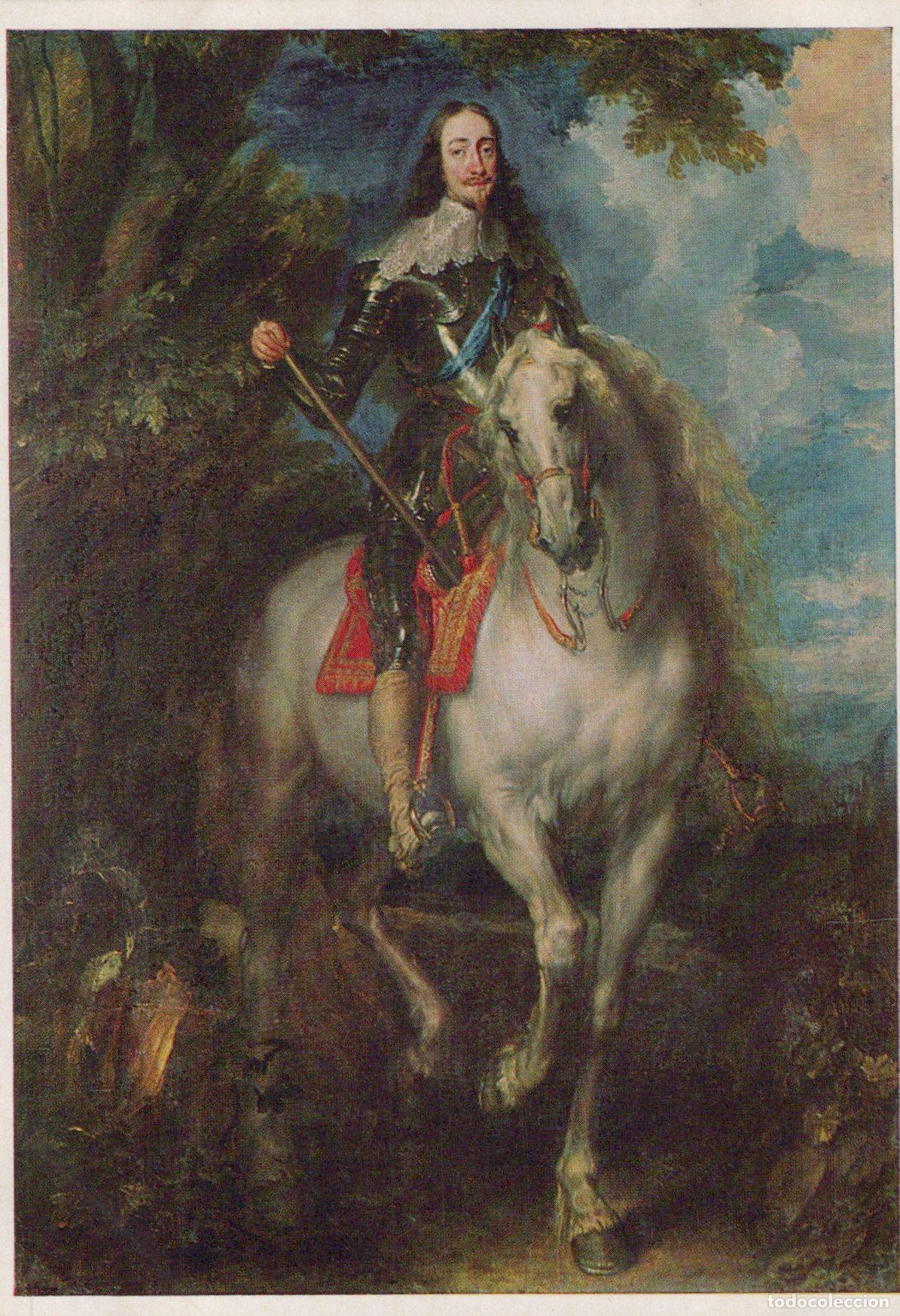 Postales: Van Dyck Charles I on Horseback Unposted *YBA503