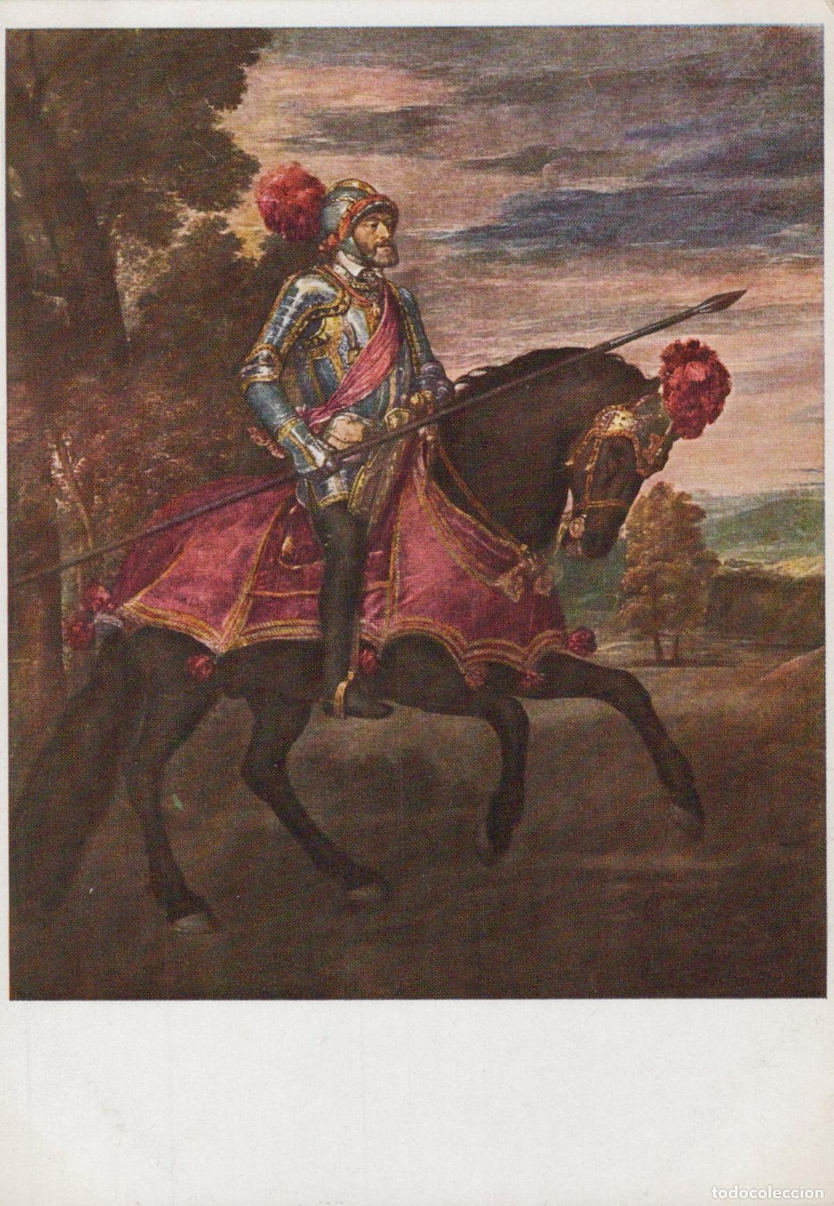 Postales: Titian S Equestrian Portrait of Charles V Unposted *YBA507