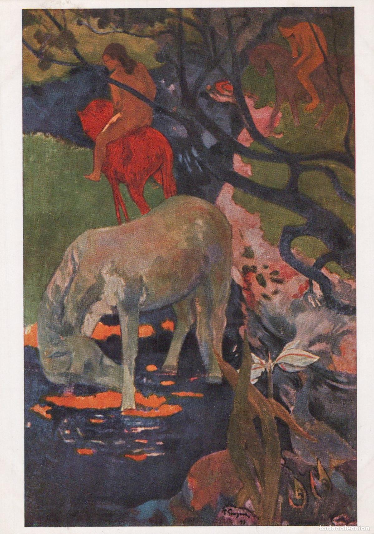 Postales: Paul Gauguin The White Horse Unposted *YBA476