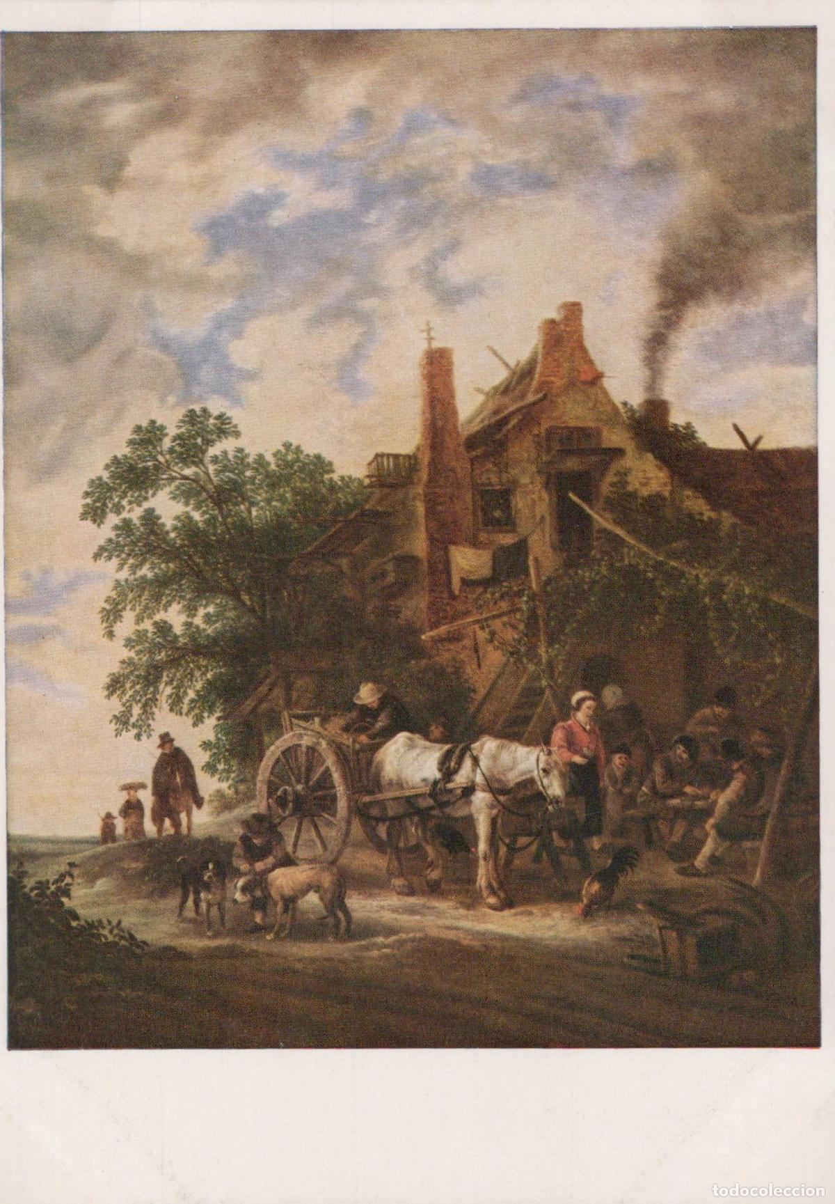 Postales: Rural Inn By Isaac van Ostade 1621 1649 Unposted *YBA511