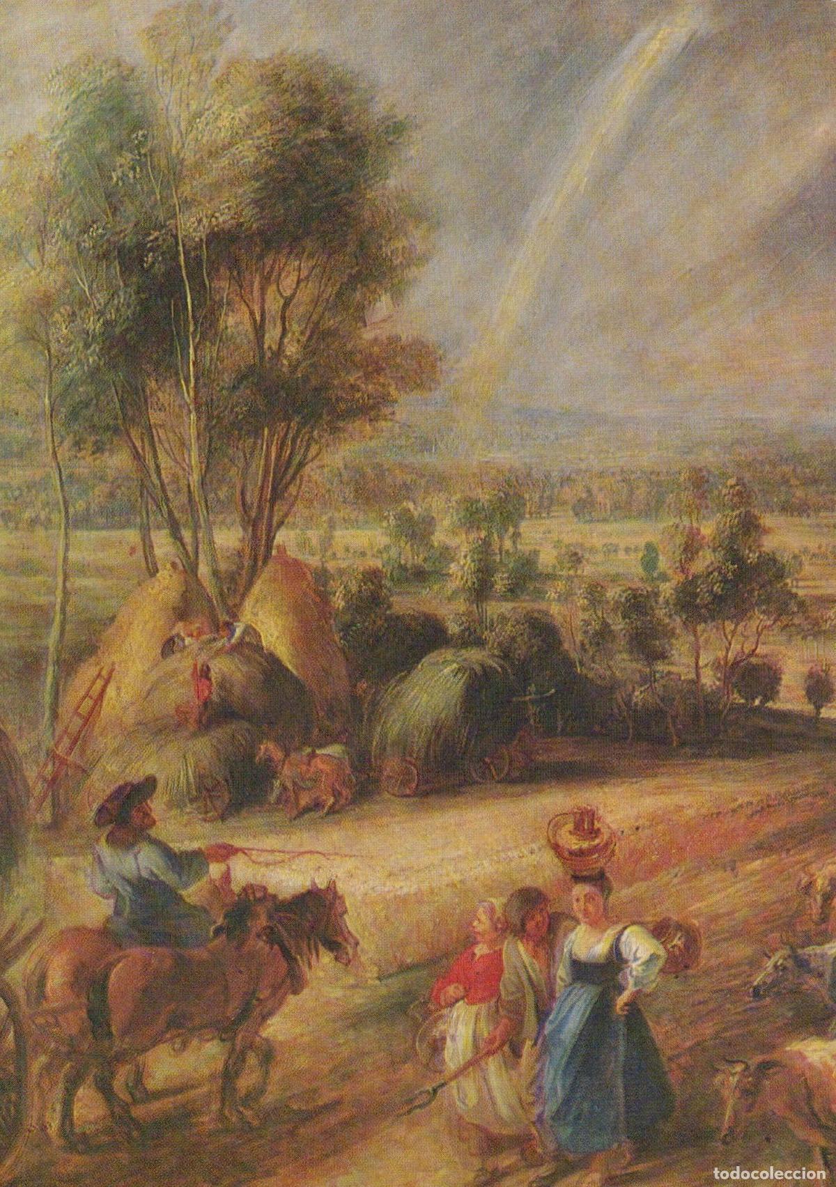 Postales: P Rubens Landscape With Rainbow Detail Munich Unposted *YBA513