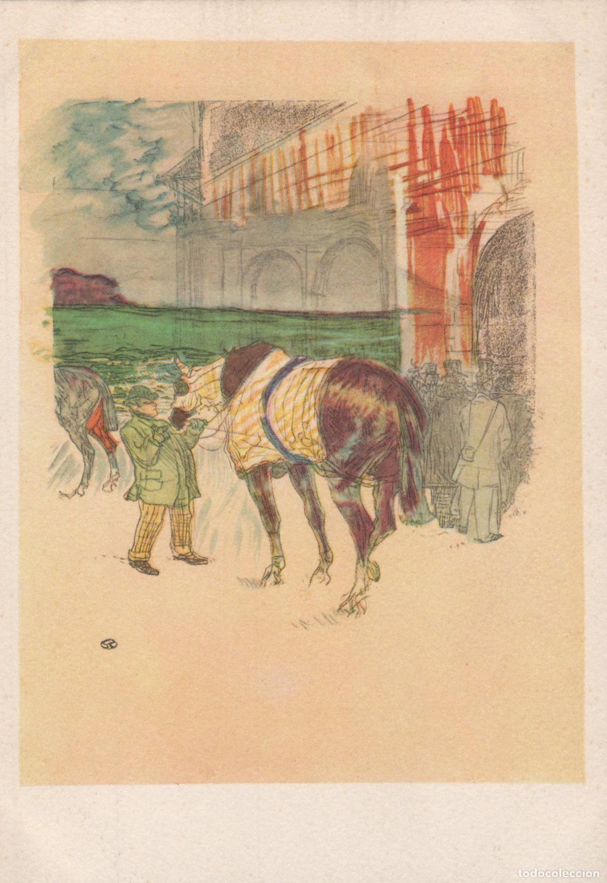 Postales: The Paddock By H de Toulouse Lautrec Unposted *YBA490