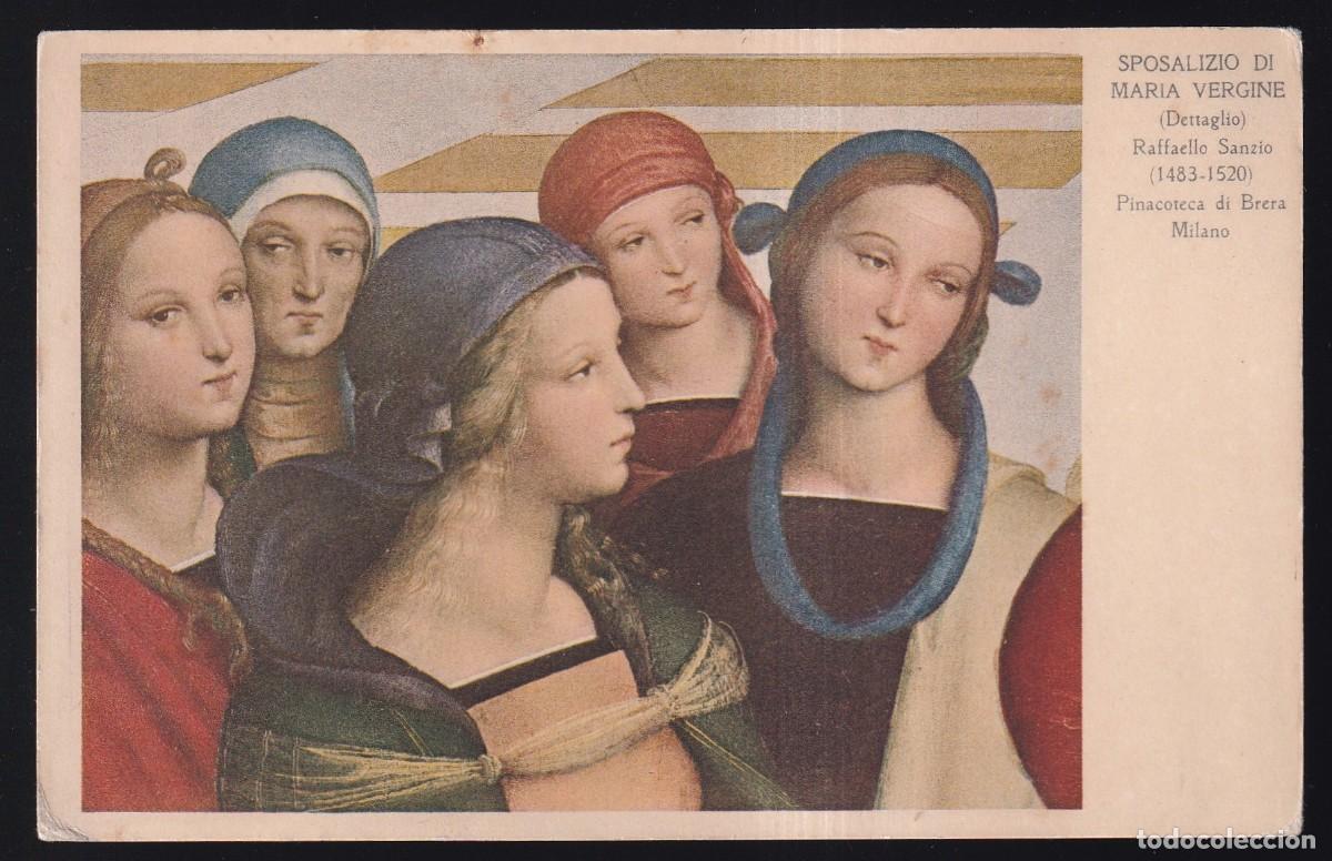 Postales: *Raffaello Sanzio - Sposalizio di Maria Vergine* Ed. Roberto Hoesch n&ordm; 3. Nueva.