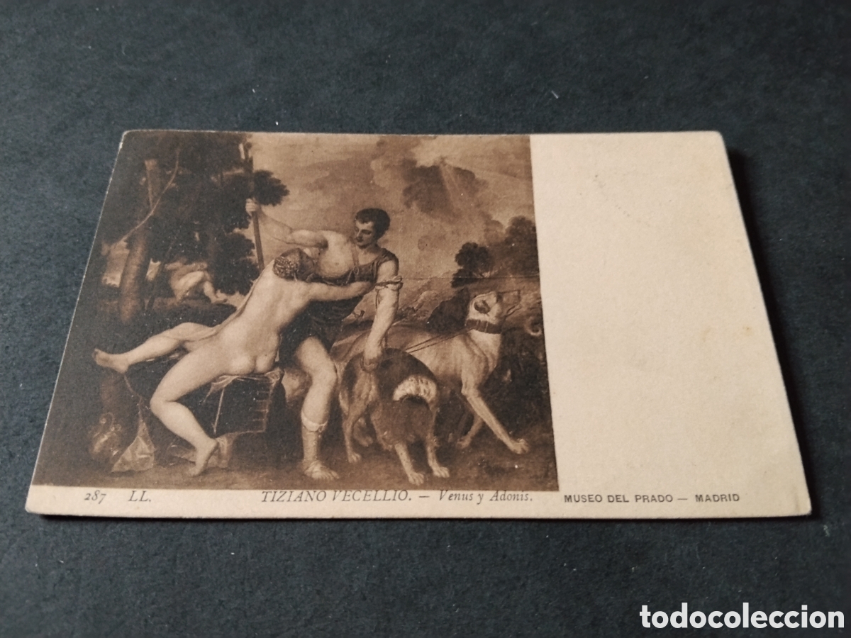 Postales: Postal Arte Museo del Prado, Tiziano