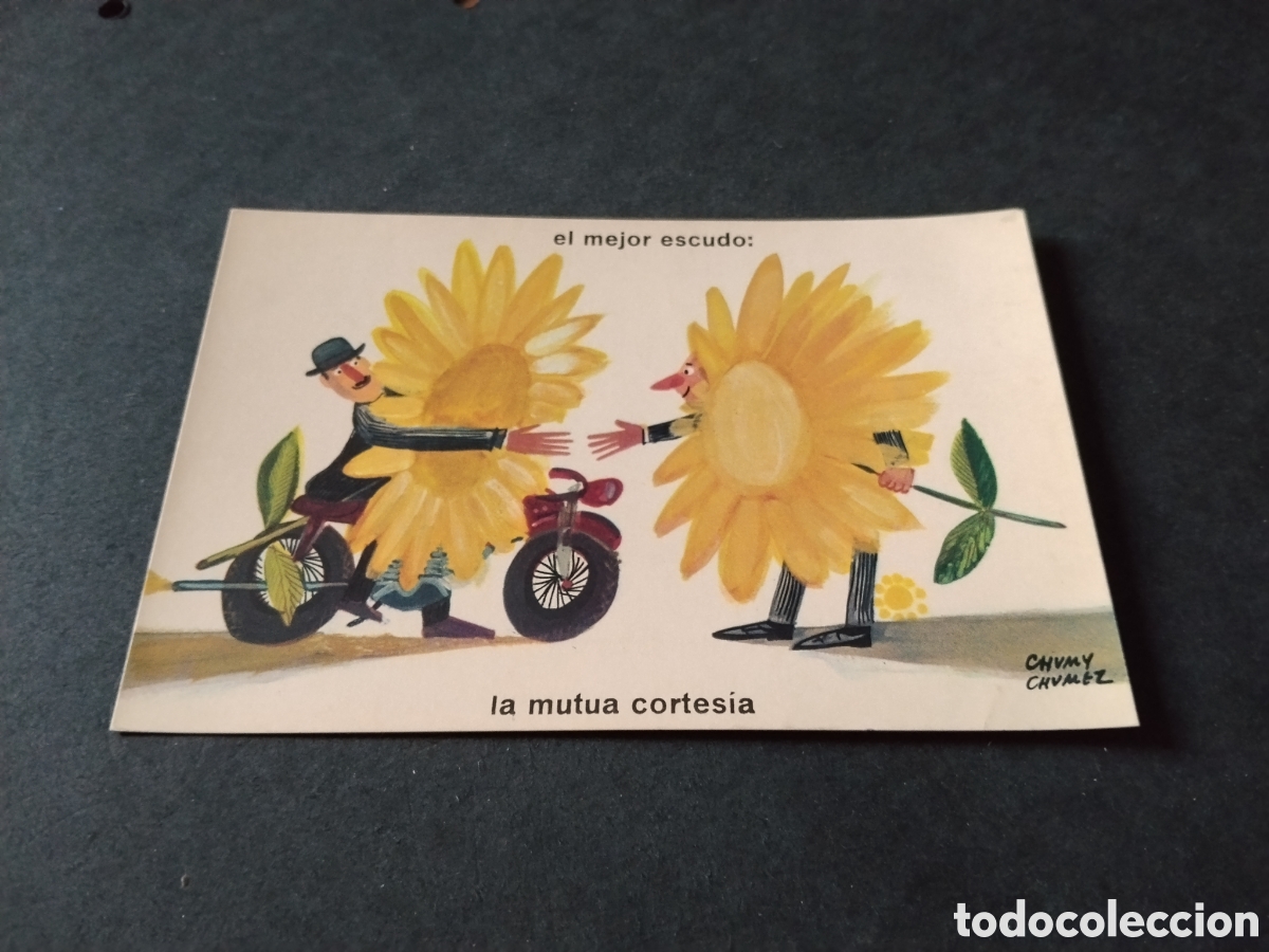 Postales: Postal dibujo chumy Chumez