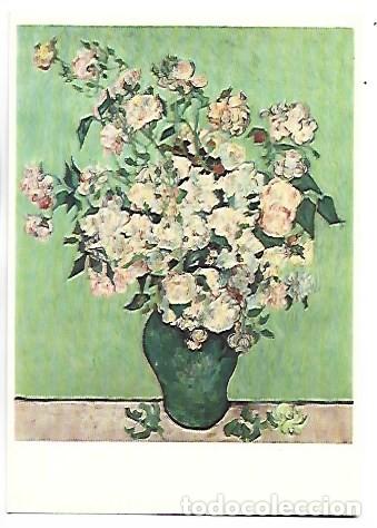 Postales: ROSES BLANCHES - WHITE ROSES.- (VAN GOGH).- COLLECTION PARTICULIERE