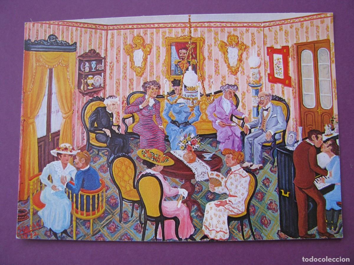 Postales: POSTAL PINTURA MANUEL BLASCO, LA VISITA. ED. KEKES