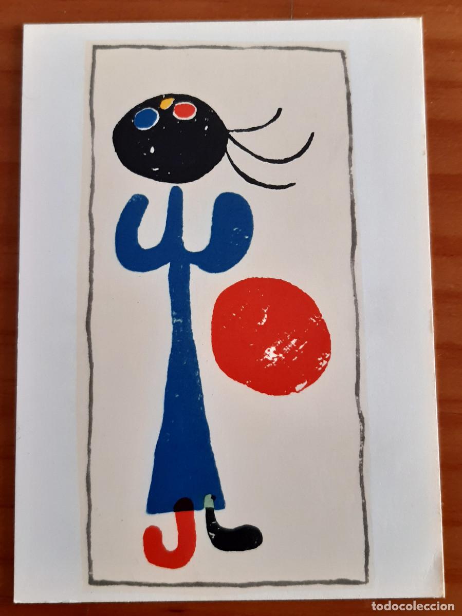 Postales: TARJETA - MIRO - BOIS GRAV&Egrave; - 1955 - &Eacute;DITIONS CRAMER - GEN&Egrave;VE - PERFECTO ESTADO