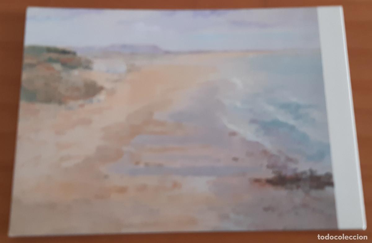 Postales: TARJETA - JOAQU&Iacute;N SAENZ - &rdquo;DESDE EL ROQUEO&rdquo; - &Oacute;LEO SOBRE LIENZO 57 X 73 CMS. - PERFECTO ESTADO