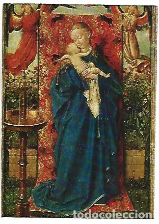 Postales: &rdquo; MADONNA AM BRUNNEN &rdquo;.- (JAN VAN EYCK).- MUSEE ROYAL DES BEAUX ARTS.- ANTWERPEN / BELGIUM