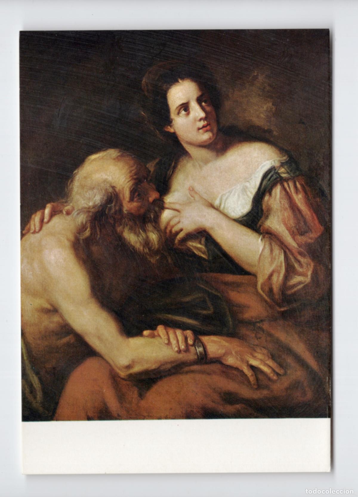 Postales: P 26 - PINACOTECA DE MONTSERRAT. La caridad romana. Bernardo Strozzi -Ediciones FISA, 1963-