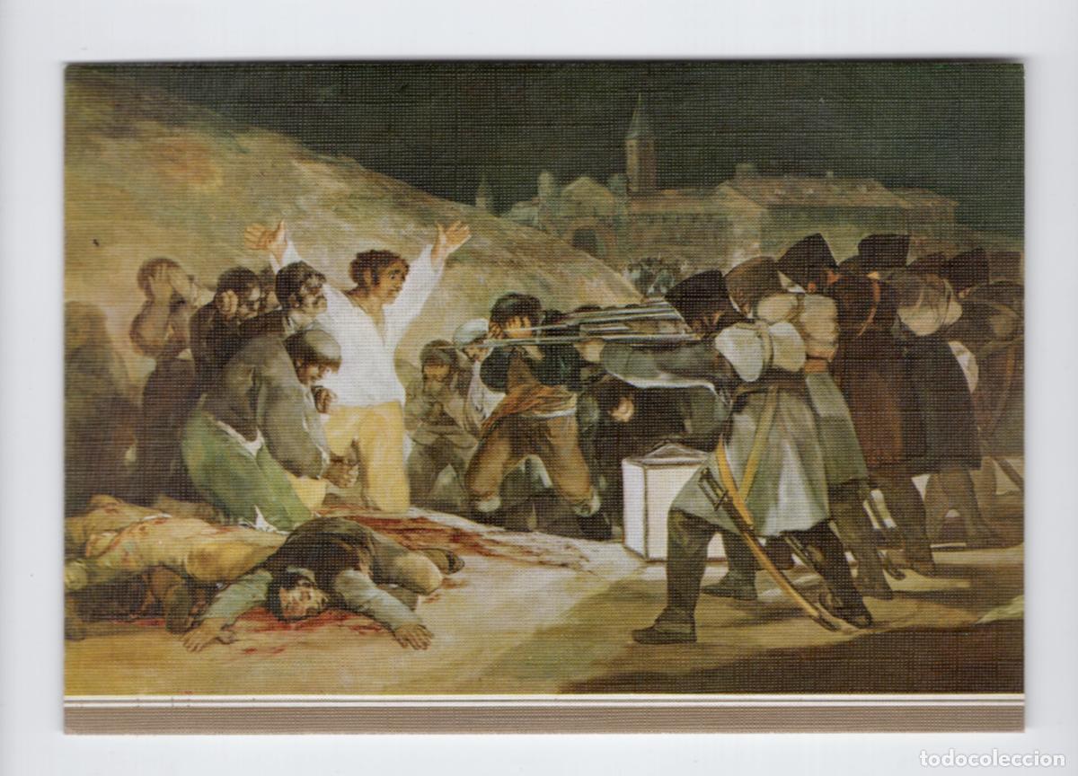 Postales: N&ordm; 96 MUSEO DEL PRADO. Los fusilamientos. Goya -Escudo de Oro/FISA, 1966-