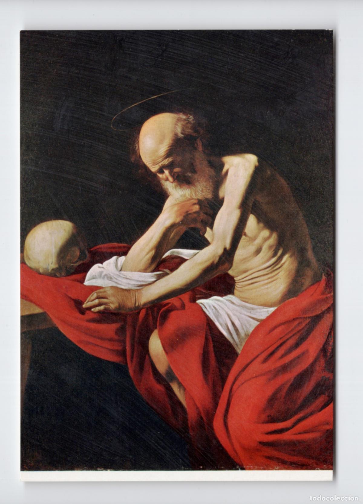 Postales: P 11 - PINACOTECA DE MONTSERRAT. San Jer&oacute;nimo. Caravaggio -Ediciones FISA, 1963-