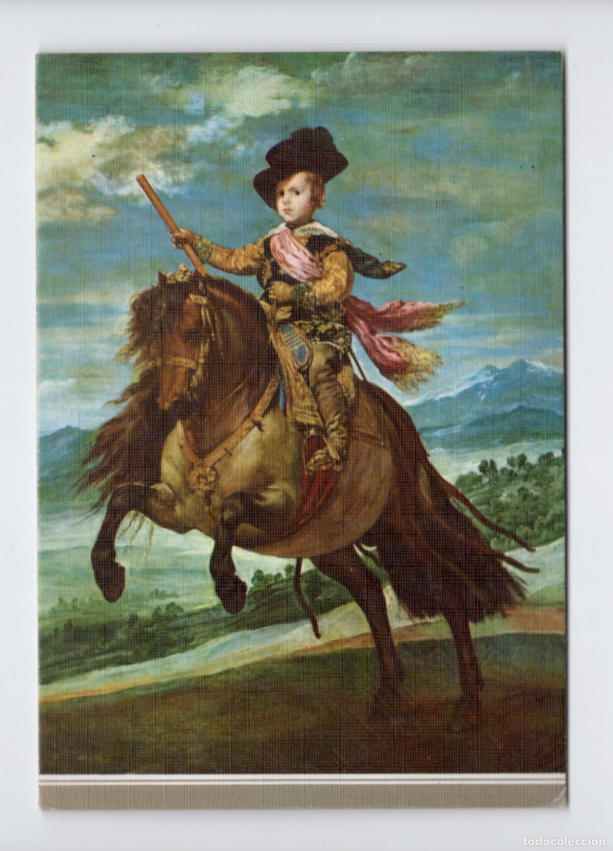 Postales: N&ordm; 85 MUSEO DEL PRADO. Pr&iacute;ncipe Baltasar Carlos. Vel&aacute;zquez -Escudo de Oro/FISA, 1967-