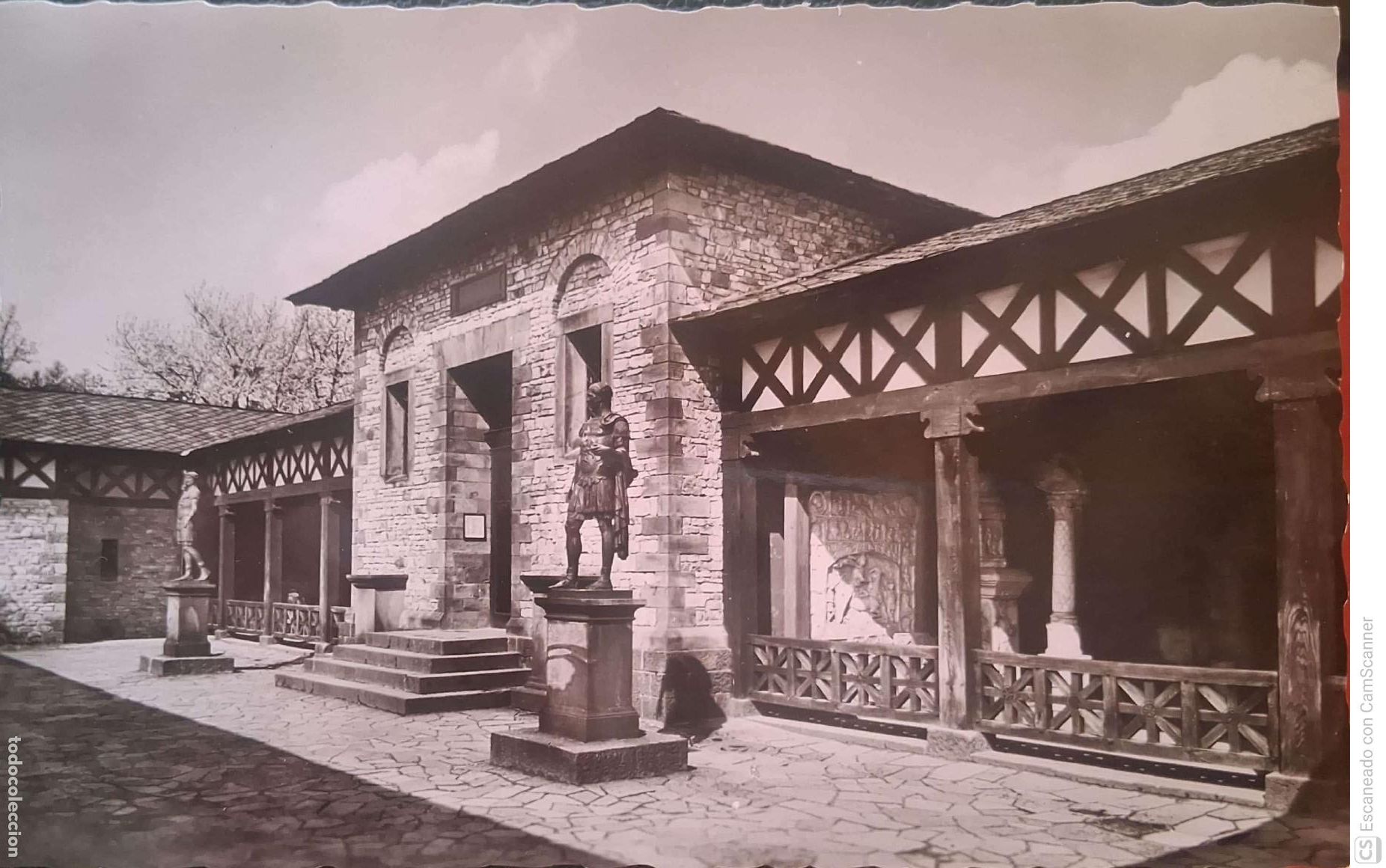 Postales: San Juan Bautista de la Salle (5), recibiendo la visita del Sr. de la Ch&eacute;tardye, P&aacute;rroco de San Sulp