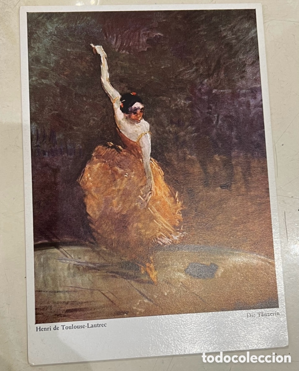 Postales: Postal. Henri de Toulose-Lautrec. Munchen. A&ntilde;os 70.