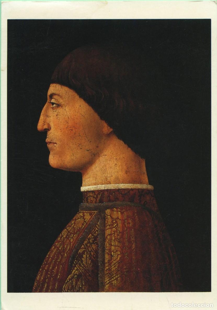 Postales: Segismundo Malatesta por Piero della Francesca. ED. LOUVRE