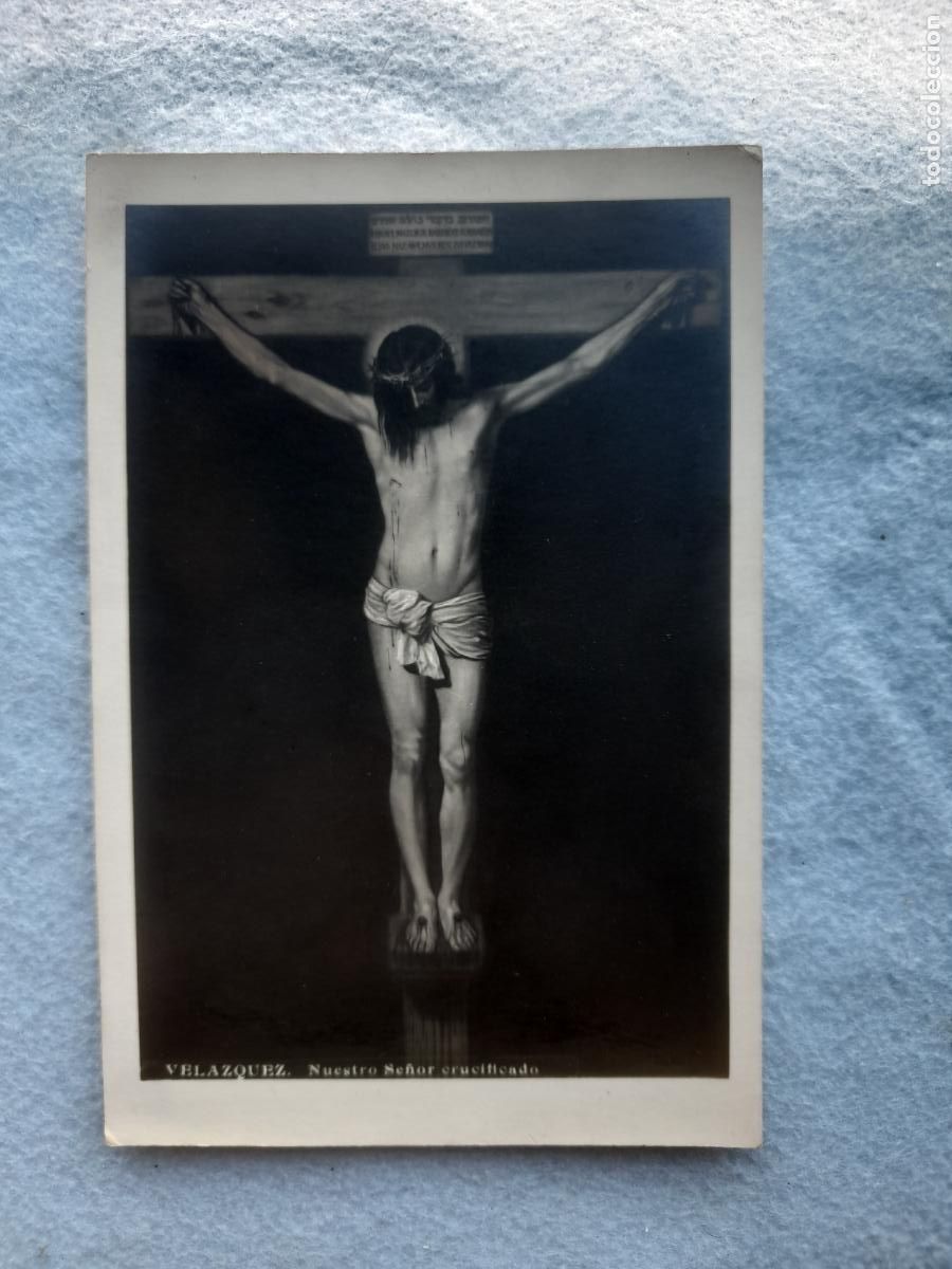 Postales: Nuestro Se&ntilde;or Crucificado, por Vel&aacute;zquez.