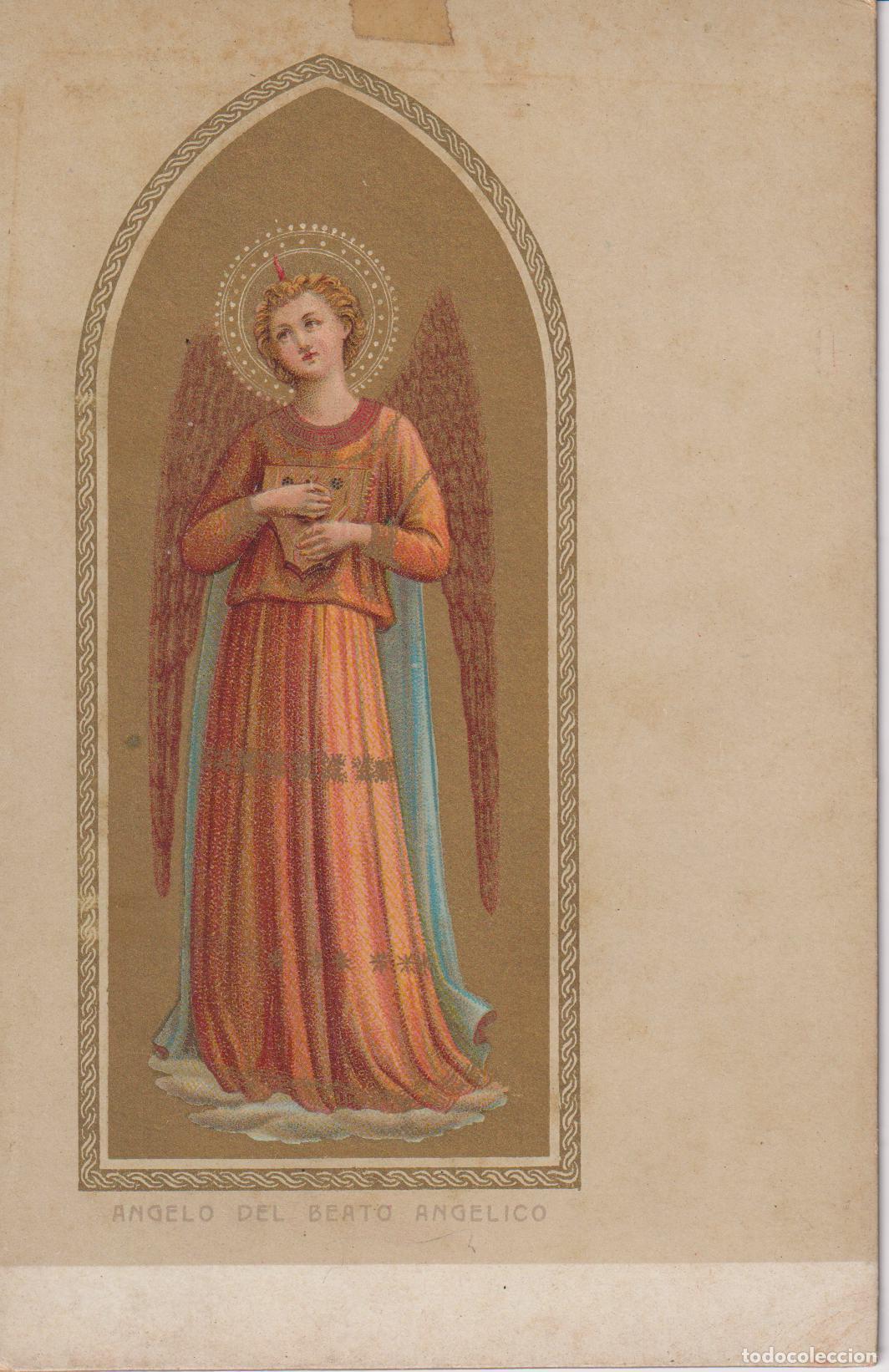 Postales: POSTAL DE LA OBRA DE FRAY ANGELICO, ANGEL TOCANDO EL LAUD (1433) - E-SBORGI - S/C