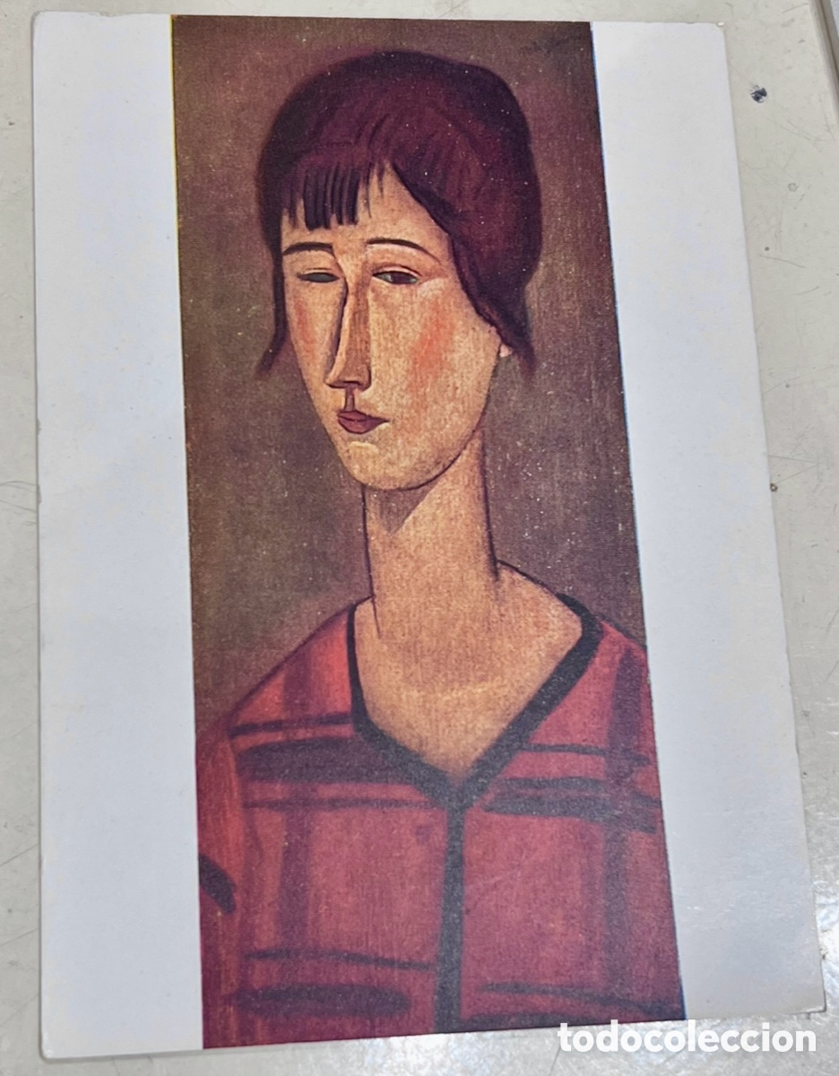 Postales: Postal de Arte. Modigliani. Par&iacute;s. A&ntilde;os 70.