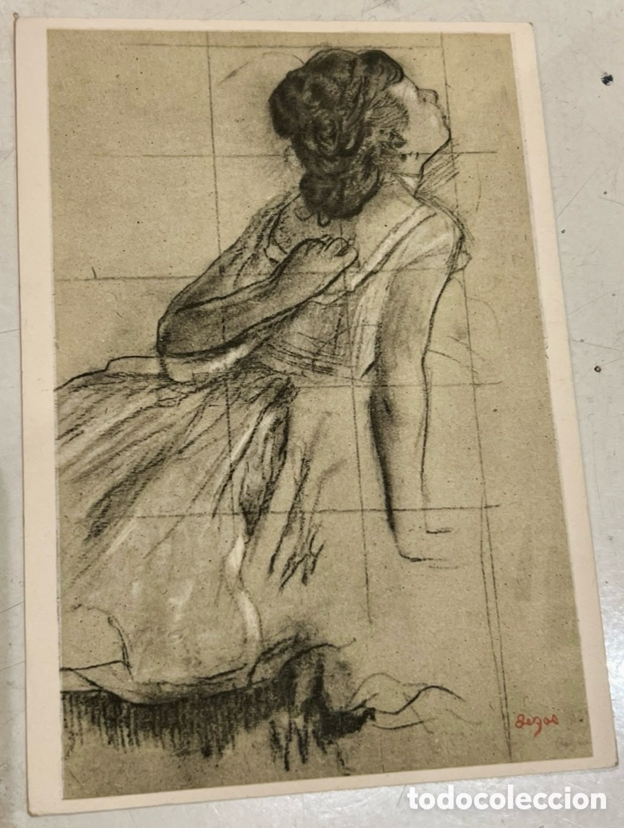 Postales: Postal. E. DEGAS. Musee du Louvre. Par&iacute;s. A&ntilde;os 70.
