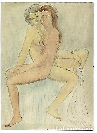 Postales: &rdquo; TWO SEATED WOMEN &rdquo;.- (AUGUSTE RODIN)