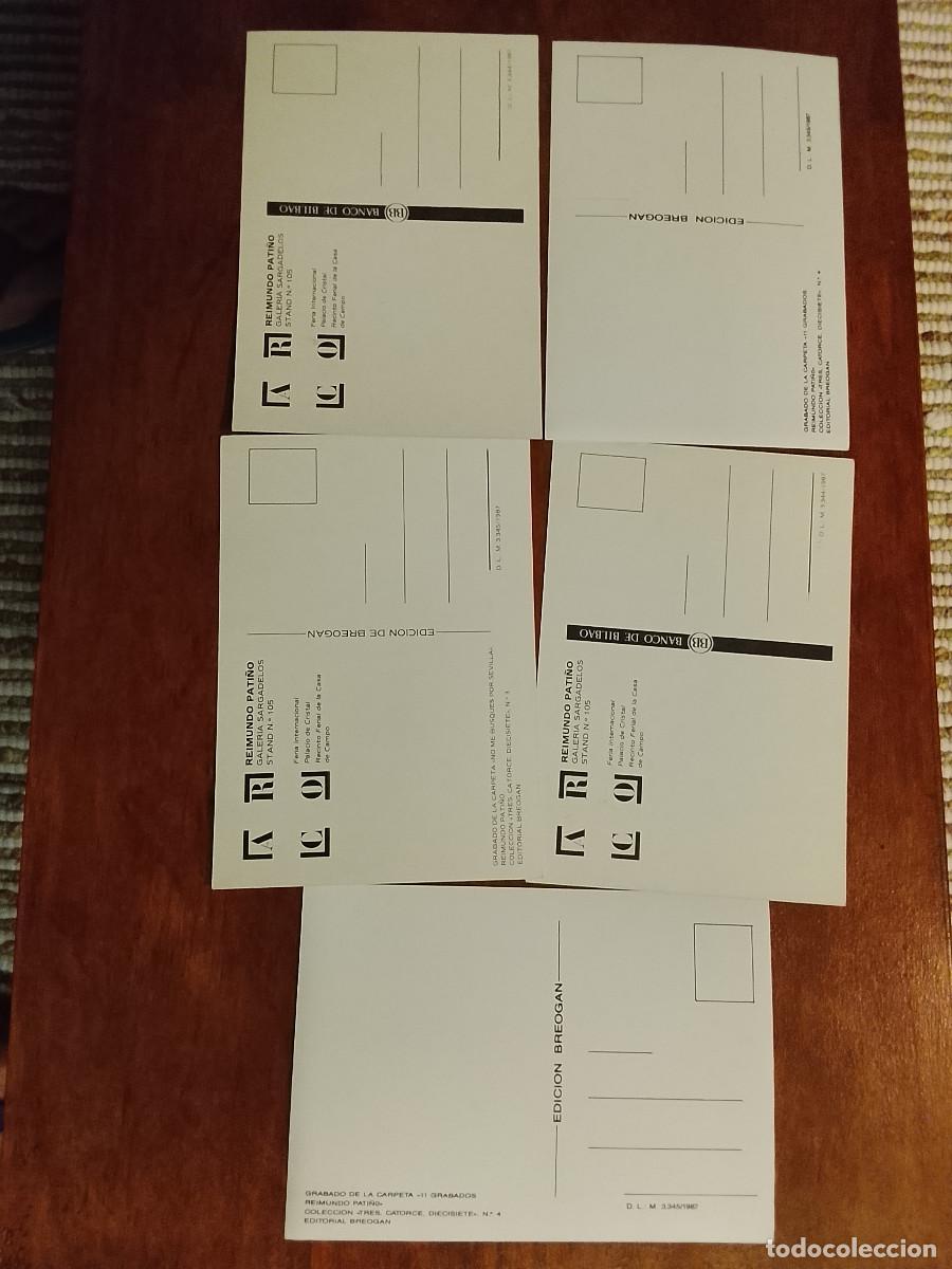Postales: Lote de 5 postales de Reimundo Pati&ntilde;o - Foto 2