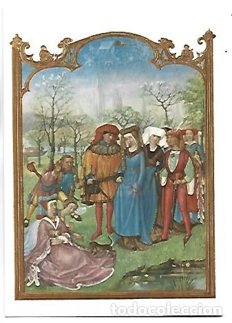 Postales: LA SPOSALIZIO - THE WEDDING.- (BREVIARIO GRIMANI).- BIBLIOTECA MARCIANA.- VENEZIA