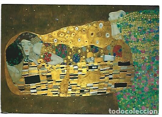 Postales: &rdquo; EL BESO - THE KISS &rdquo;.- (GUSTAV KLIMT)