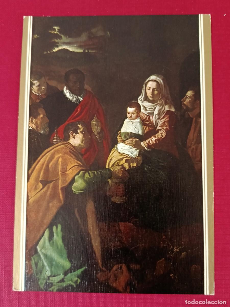 Postales: POSTAL LA ADORACION DE LOS MAGOS - VEL&Aacute;ZQUEZ - MUSEO DEL PRADO - COMERCIAL ESCUDO DE ORO