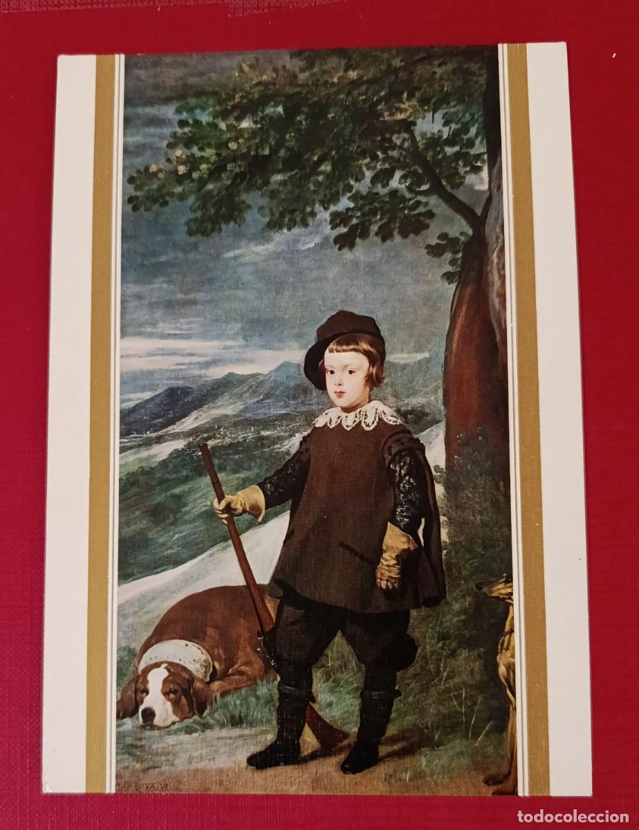 Postales: POSTAL EL PRINCIPE D BALTASAR CARLOS - VEL&Aacute;ZQUEZ - MUSEO DEL PRADO - ESCUDO DE ORO