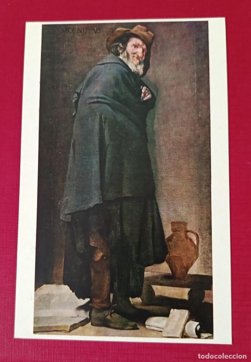 Postales: POSTAL MENIPO - VEL&Aacute;ZQUEZ - MUSEO DEL PRADO EDICIONES ART&Iacute;STICAS