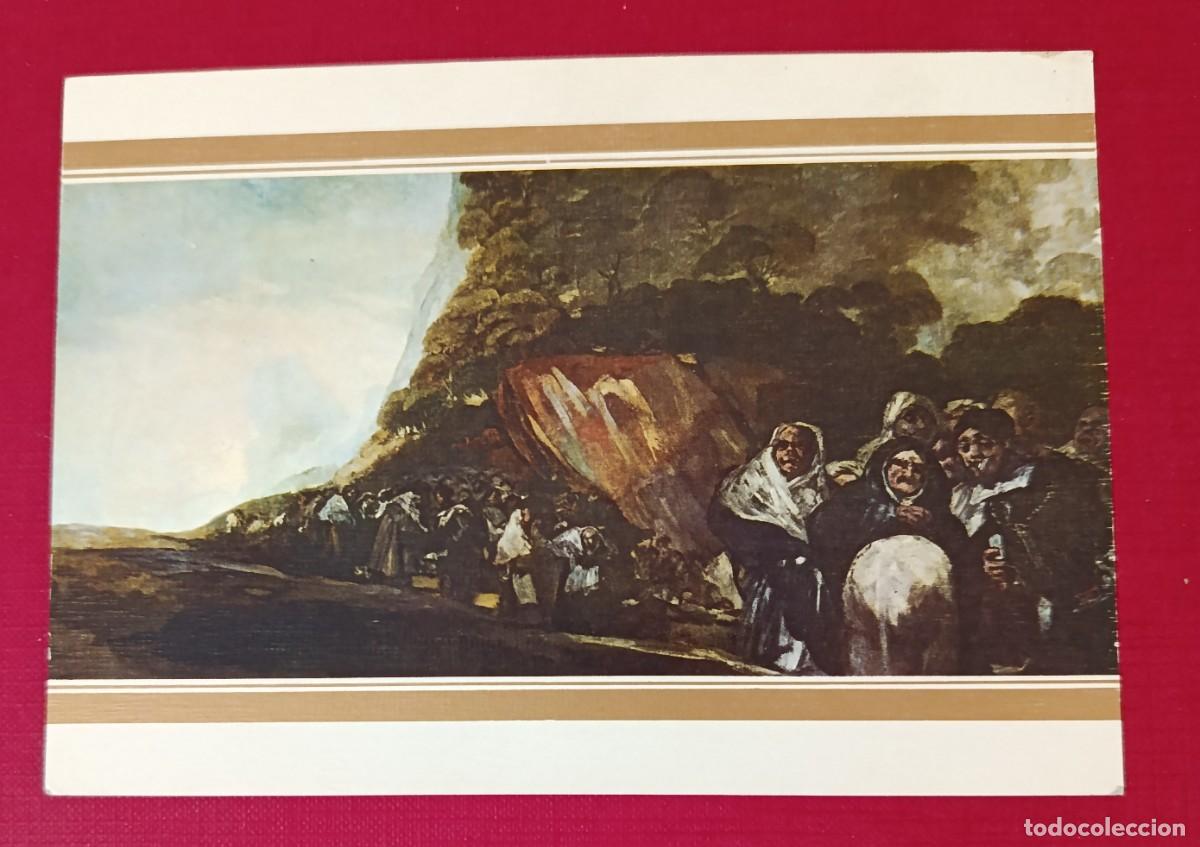 Postales: POSTAL PEREGRINACI&Oacute;N FUENTE DE SAN ISIDRO - GOYA - MUSEO DEL PRADO - ESCUDO DE ORO